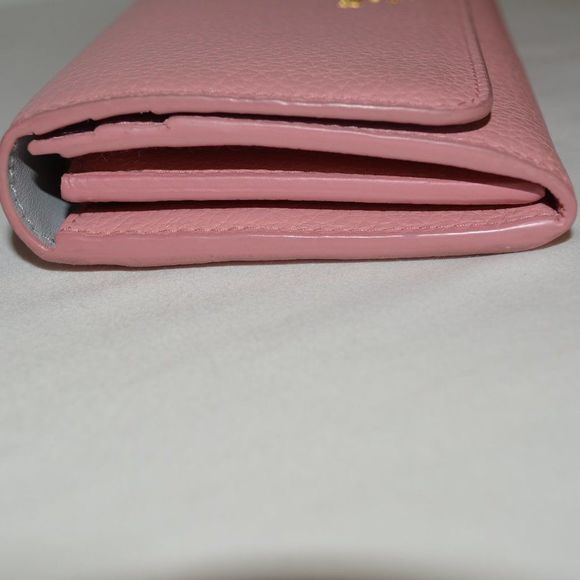 PRADA Textured Leather Continental Wallet - Picture 3 of 15